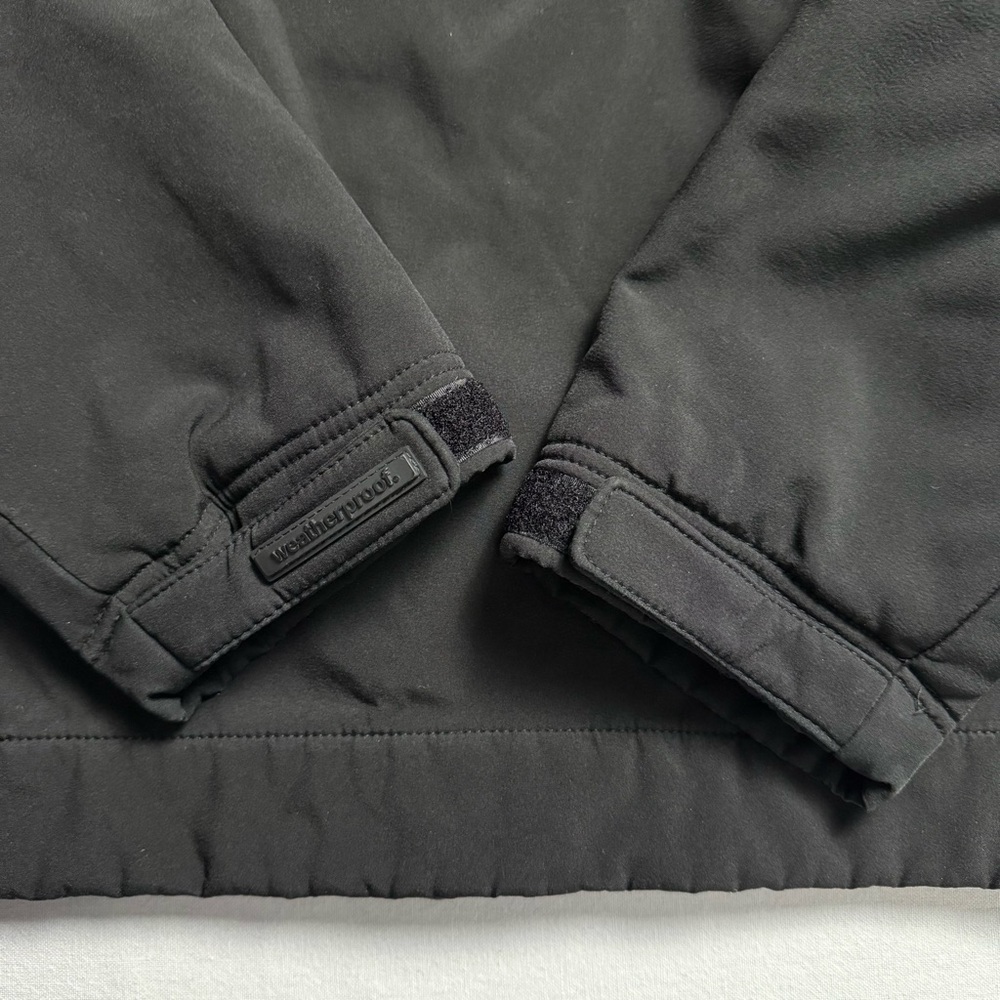 Weatherproof Men’s Black Softshell Jacket Zip Fro… - image 5